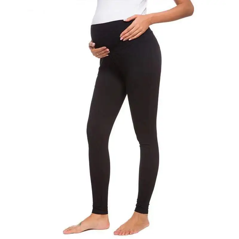 Grey Slim Fit Belly Support Pants for Pregnant Women — feature 6