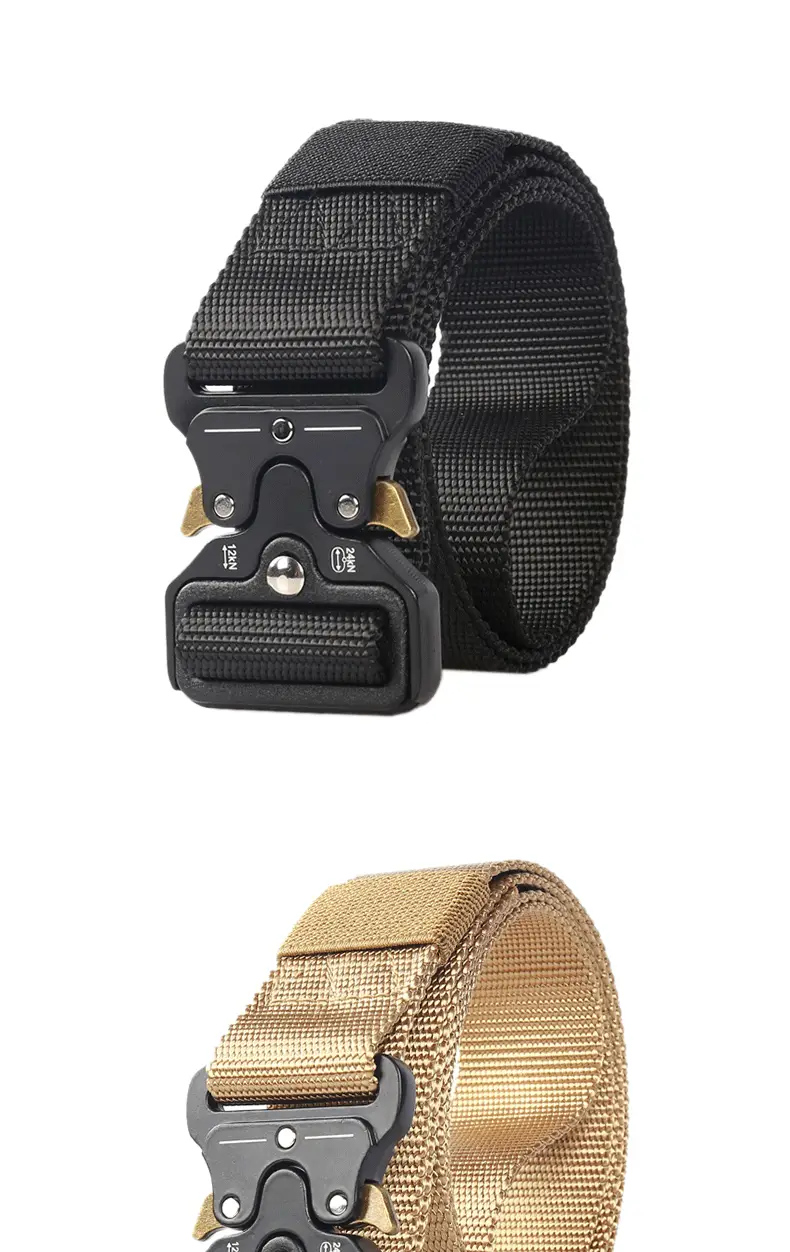 Men's 4.3cm Tactical Snake Belt with Adjustable Strap β feature 7