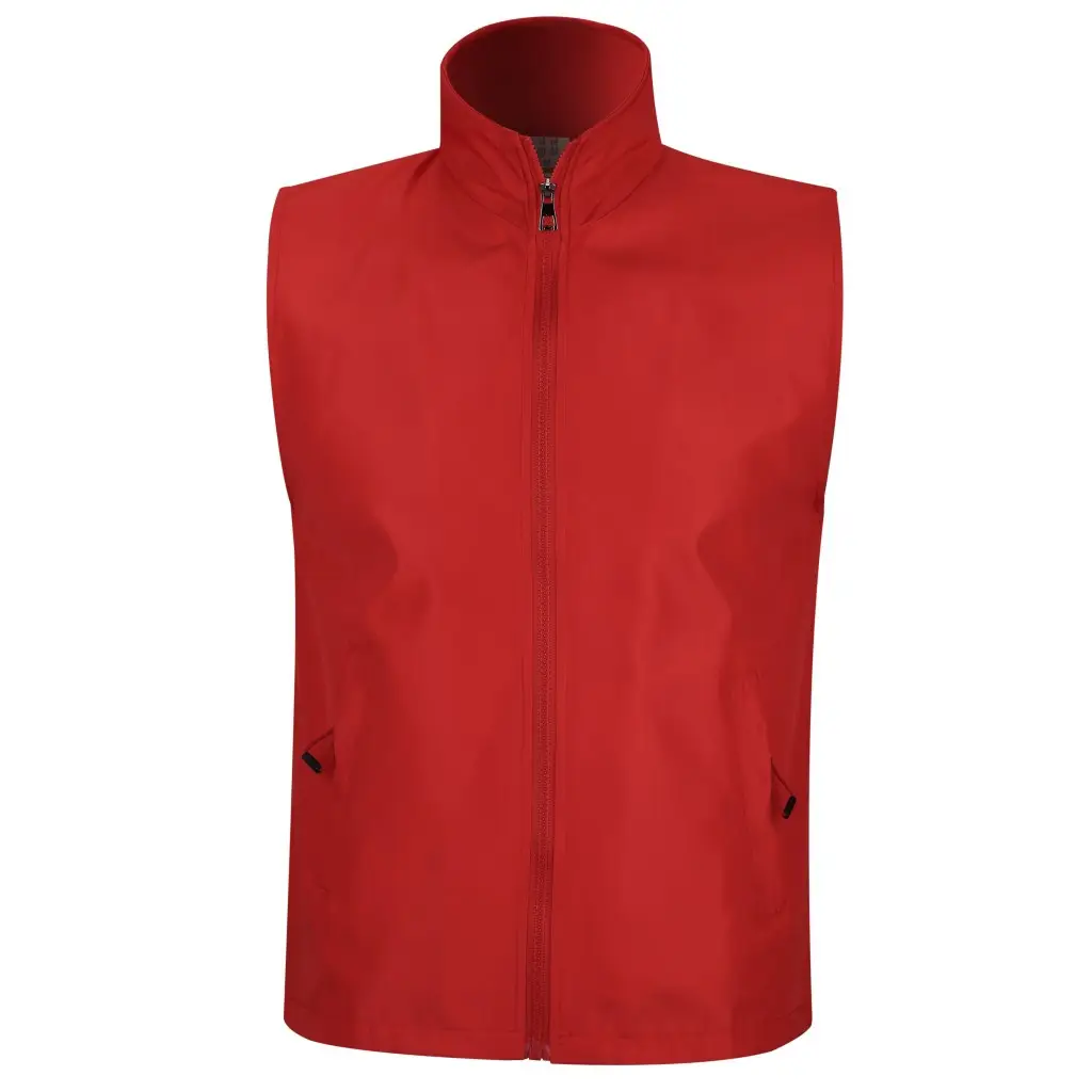 Blue Full-Zip Vest for Men Large Scale Workwear - Image 6