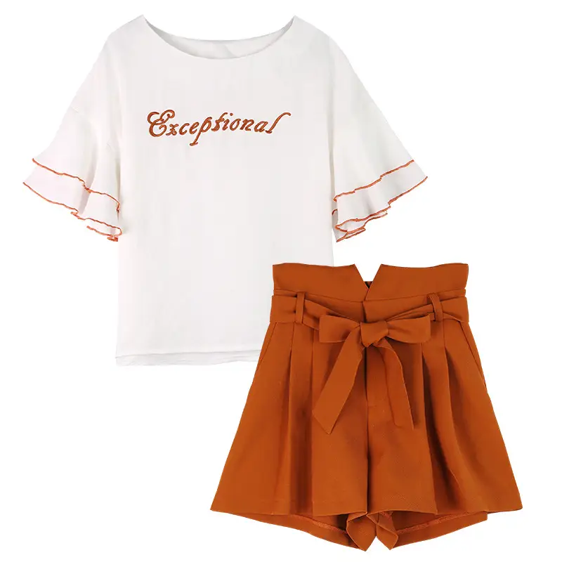 2025 Summer Petite Top & Wide Leg Shorts Set - Image 6