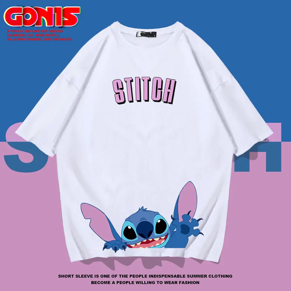 Stitch Graphic T-Shirt Large for Men Women - Image 7