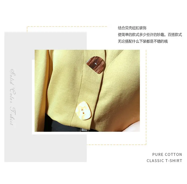 Women V-Neck Light Gold Blouse with Lantern Sleeve 2024 — feature 19