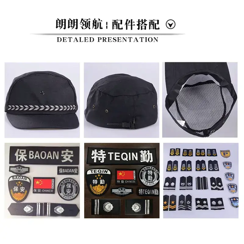 Summer Security Work Uniform Set with Cap & Accessories - Image 4