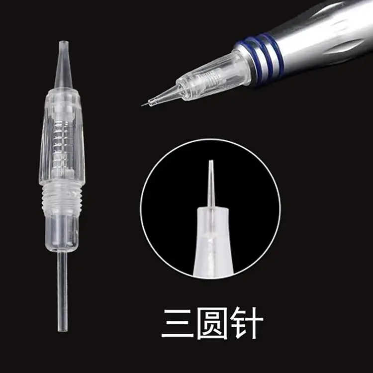 Tattoo Eyebrow Needle Screw Mouth Transparent Full Throw - Image 4
