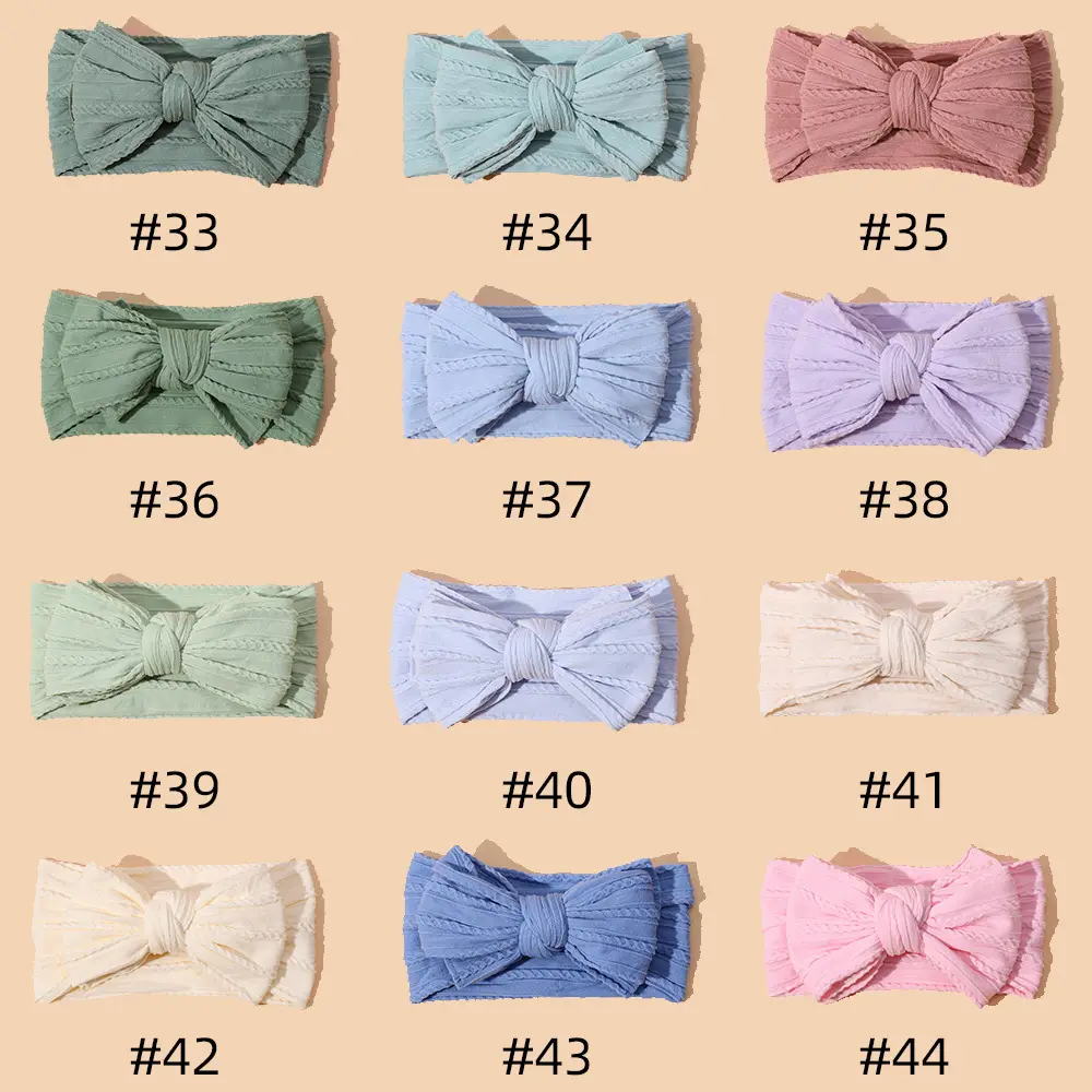 Black Baby Headband Double Layer Bow Protection — feature 8
