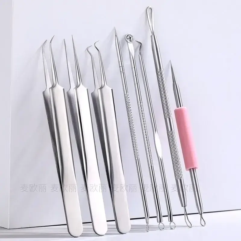Gold Acne Clip Needle for Blackhead Removal - Image 36