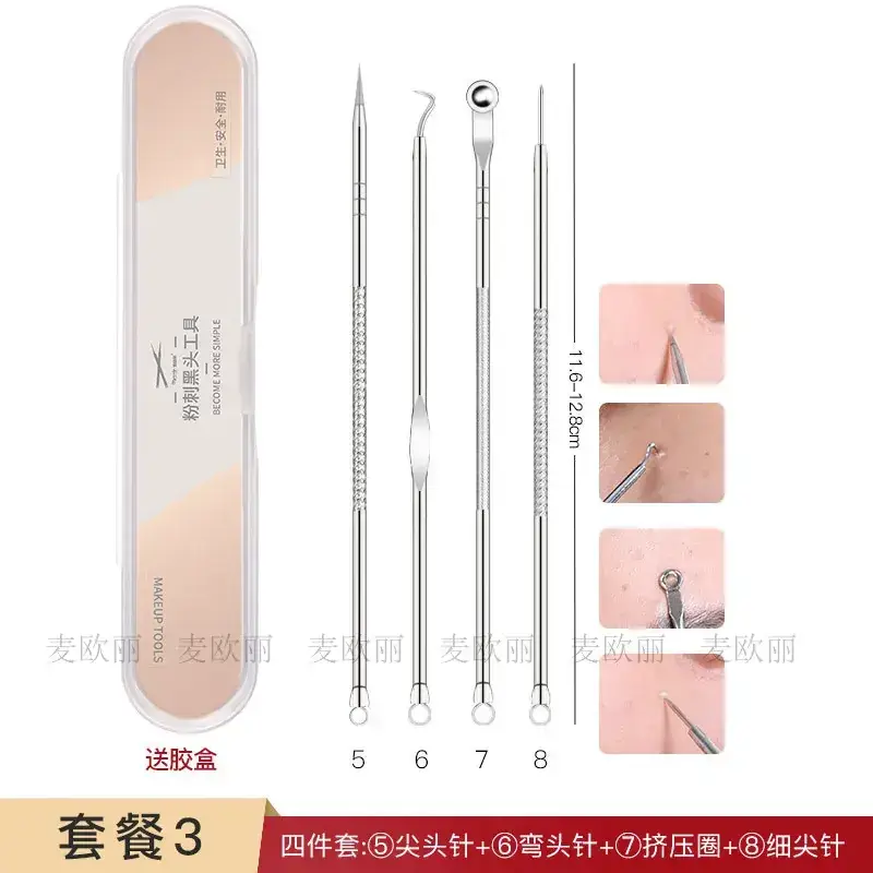 Gold Acne Clip Needle for Blackhead Removal - Image 20