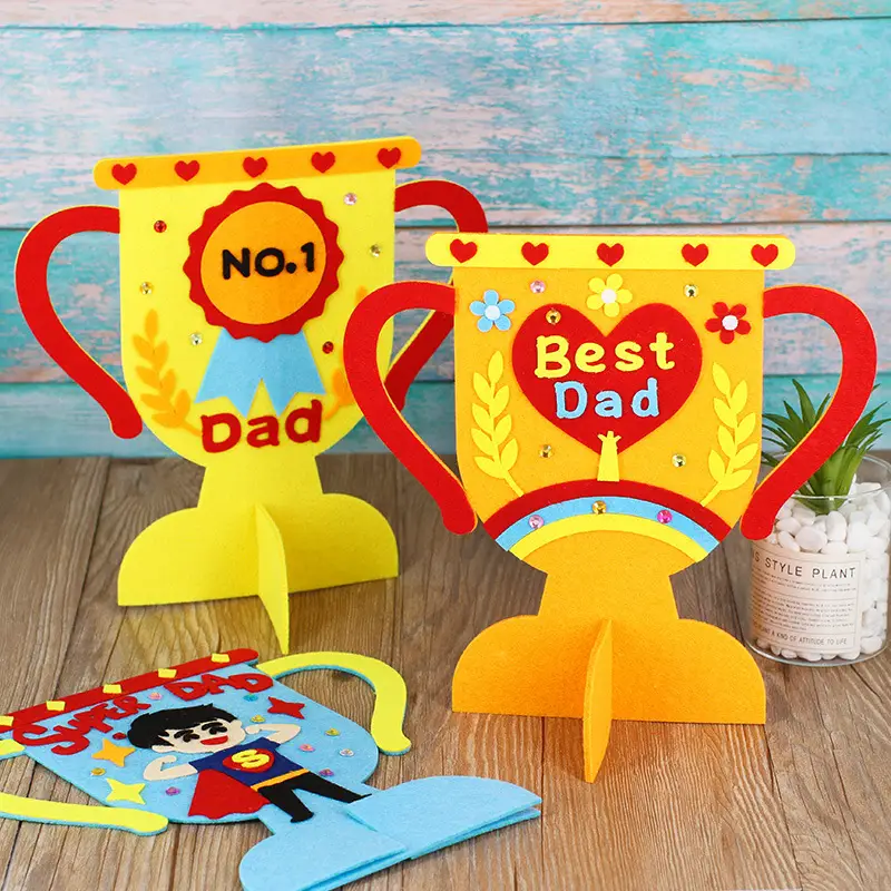 Non-Woven Father's Day Trophy for Kids - Image 6