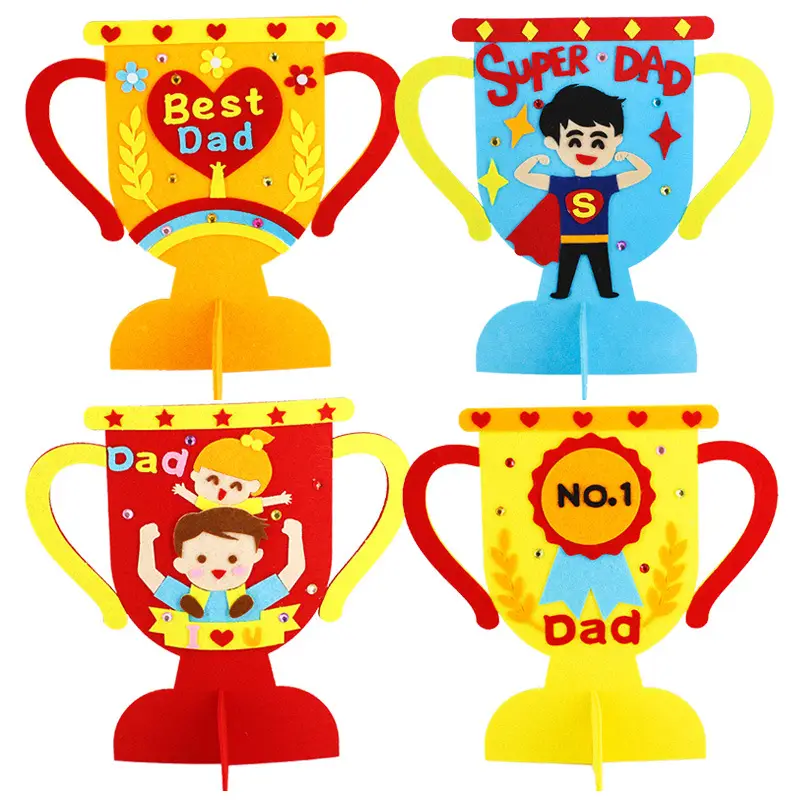 Non-Woven Father's Day Trophy for Kids - Image 7