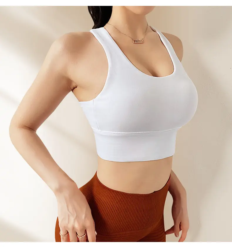 Dc High-Intensity Back-Beautiful Sports Bra for Women Shock-Proof Running Push-Up Anti-Sagging Fitness Vest Yoga Large Size Bra — feature 14