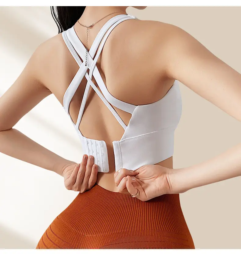 Dc High-Intensity Back-Beautiful Sports Bra for Women Shock-Proof Running Push-Up Anti-Sagging Fitness Vest Yoga Large Size Bra — feature 15