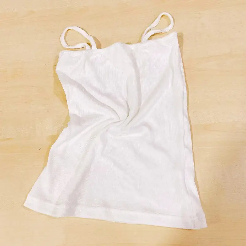 White High Elastic Flat Camisole Summer - Image 10