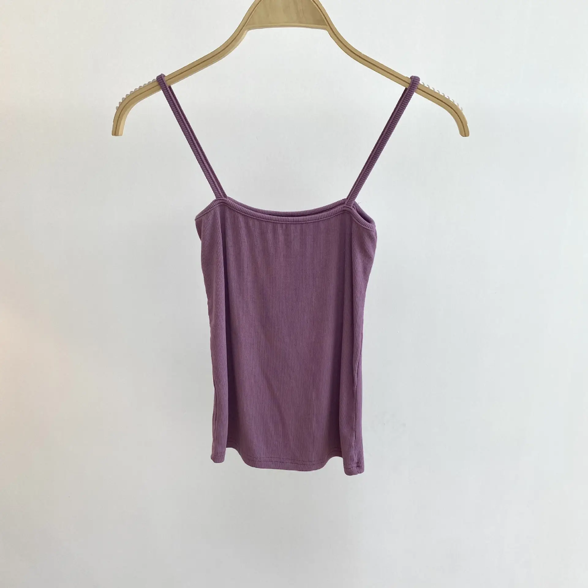 White High Elastic Flat Camisole Summer - Image 3