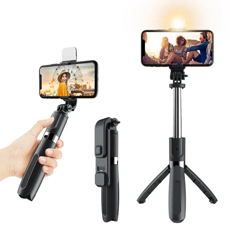 Tokqi Selfie Stick with 102cm Fill Light & Tripod - Image 6