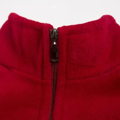 Men's Purple Fleece Vest with Embroidered Logo - Image 4