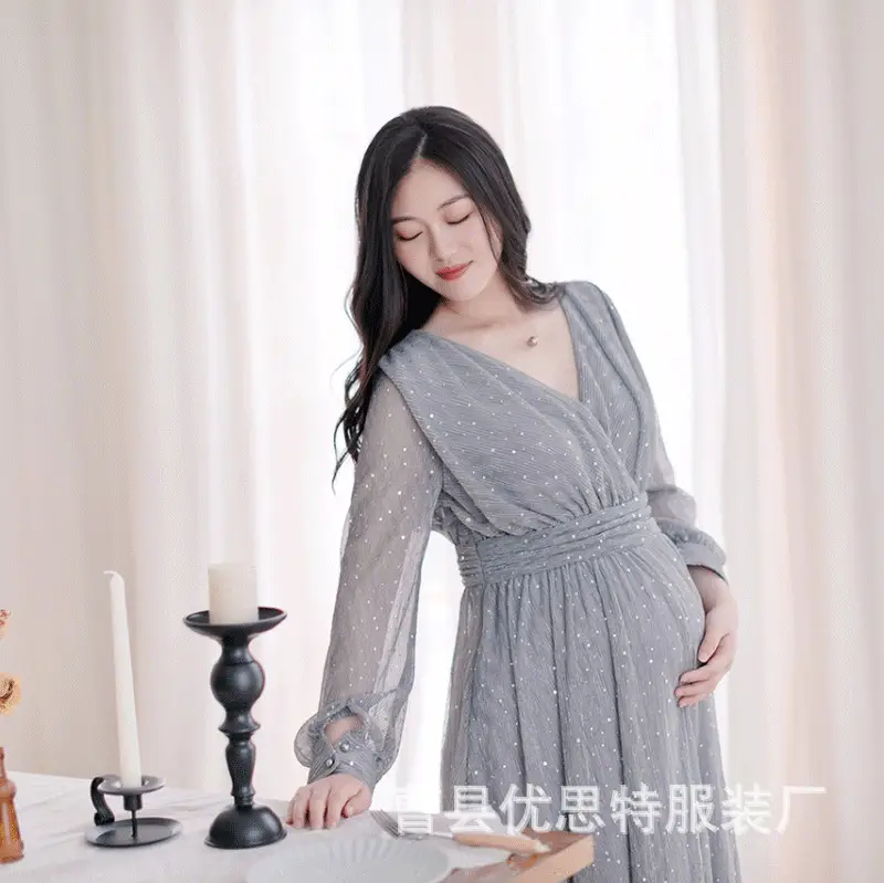 Alvin Baby White Maternity Suit New Photo Studio Photography - Image 11