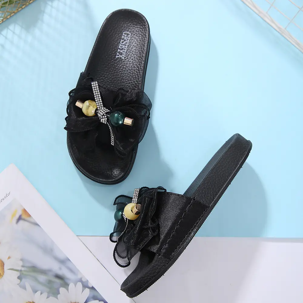 Cute Cartoon Flats-Soled Summer Women's Niche Flip-Flops