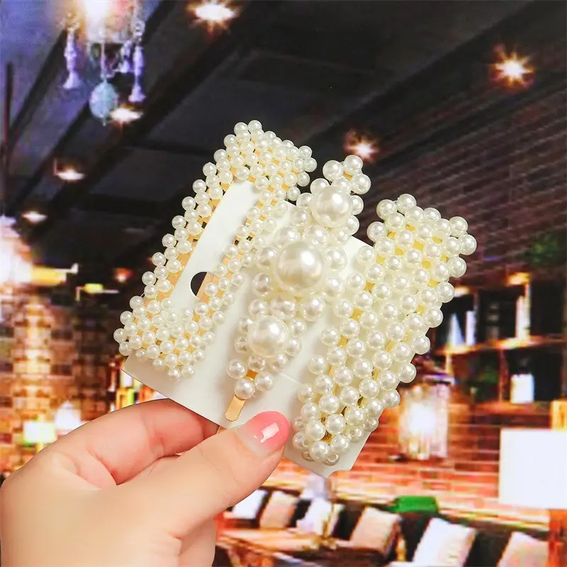 Korean Pearl Hairpin Bow with Star Accent - Image 10