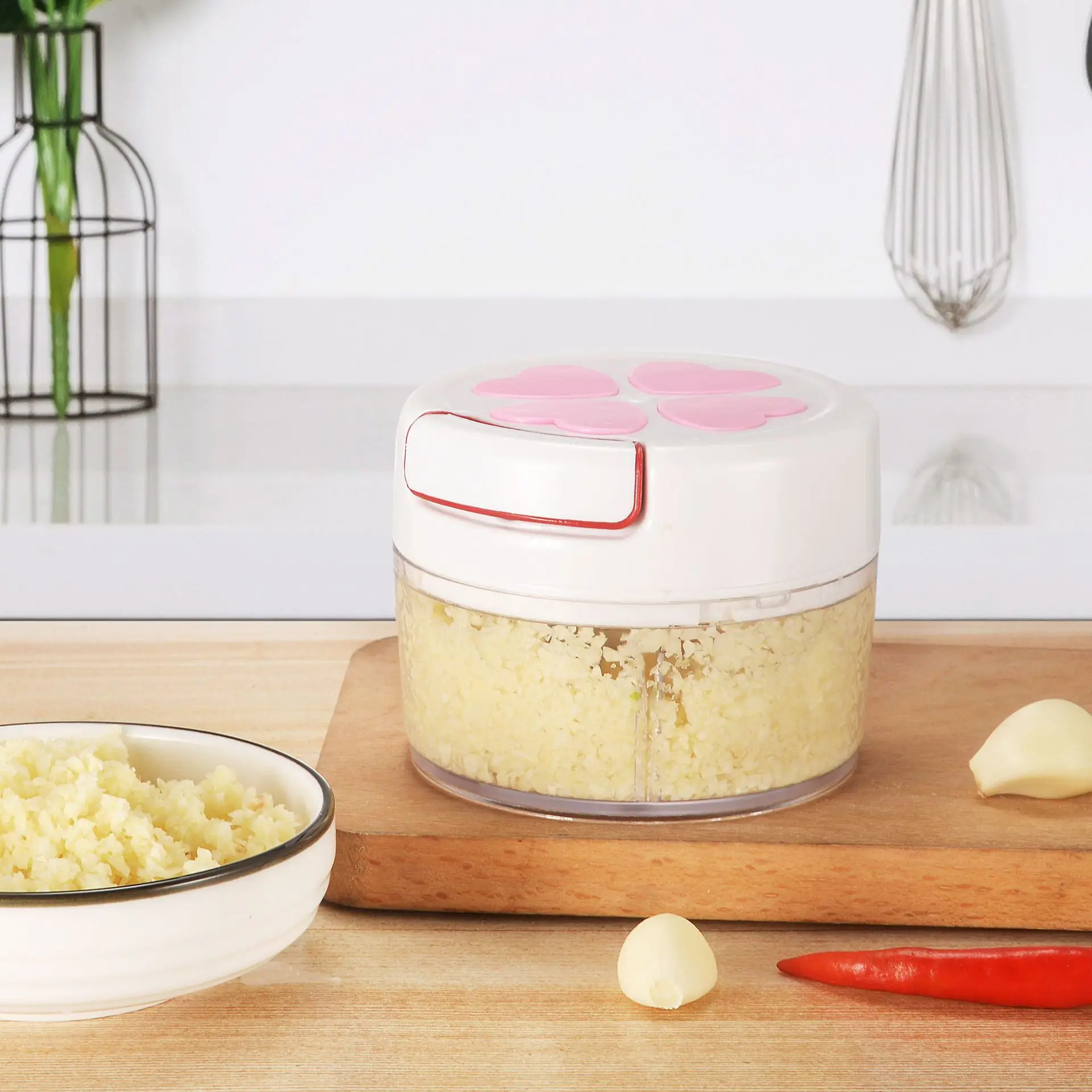 Mini Manual Garlic Press for Kitchen Use - Image 5