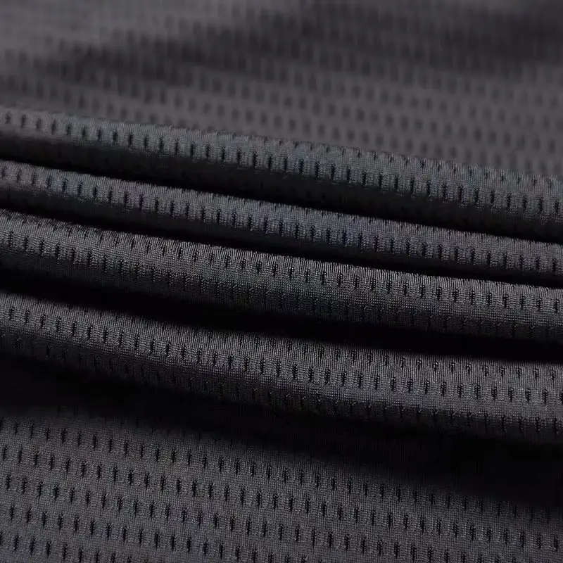 Men's Black Mesh Ice Silk Leg-Tie Pants - Image 4