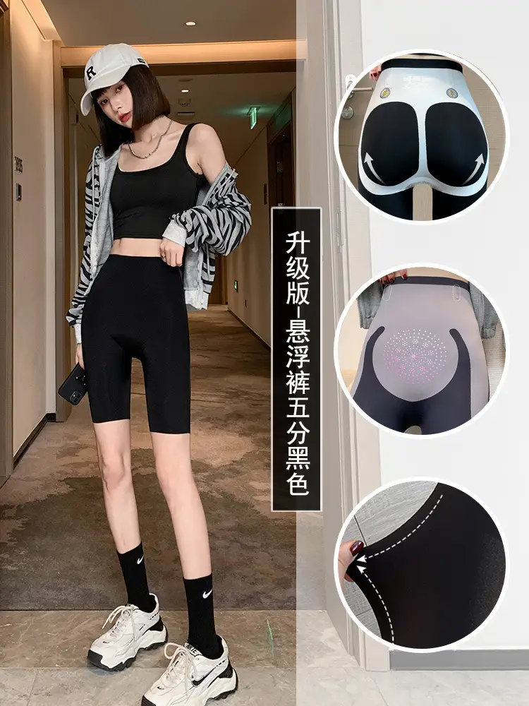 Women Fleece Shark Leggings Black Summer Spring Autumn - Image 18