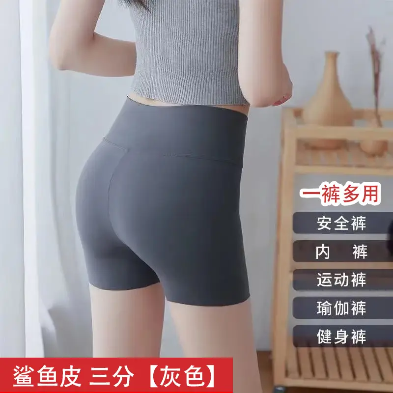 Women Fleece Shark Leggings Black Summer Spring Autumn - Image 25