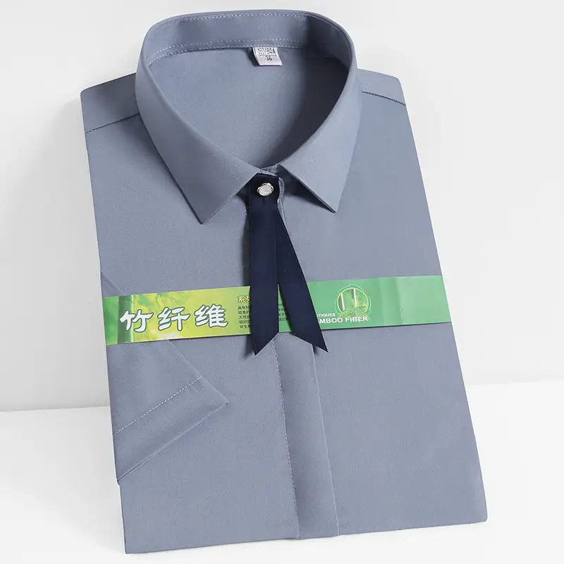 Women's White Bamboo Fiber Ice Cool Shirt - Image 7