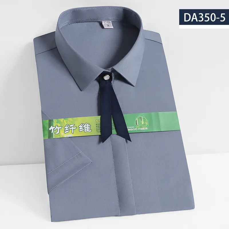 Women's White Bamboo Fiber Ice Cool Shirt - Image 3