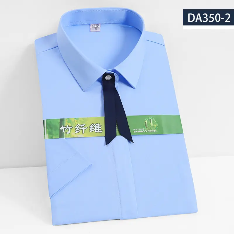 Women's White Bamboo Fiber Ice Cool Shirt - Image 4
