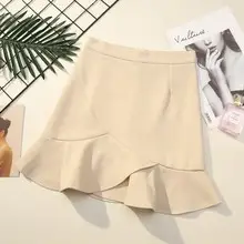 Gold Velvet Pleated Skirt Mid Length Women — feature 25