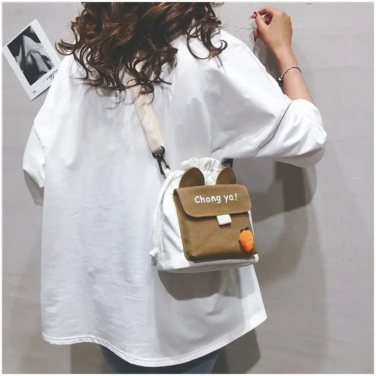 2023 Cute Cartoon Drawstring Backpack Set of 4 - Image 4