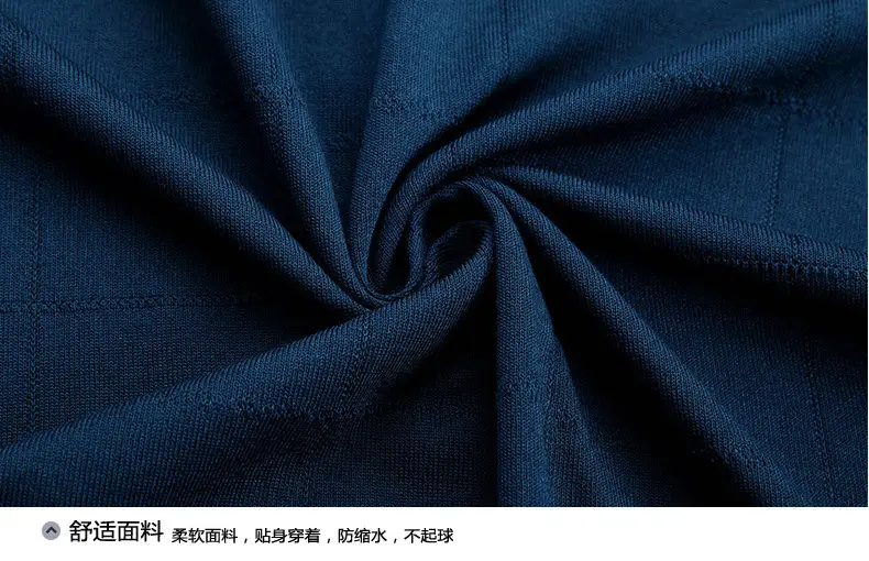 Men Polo Shirt Blue 40+ Summer Wear — feature 25