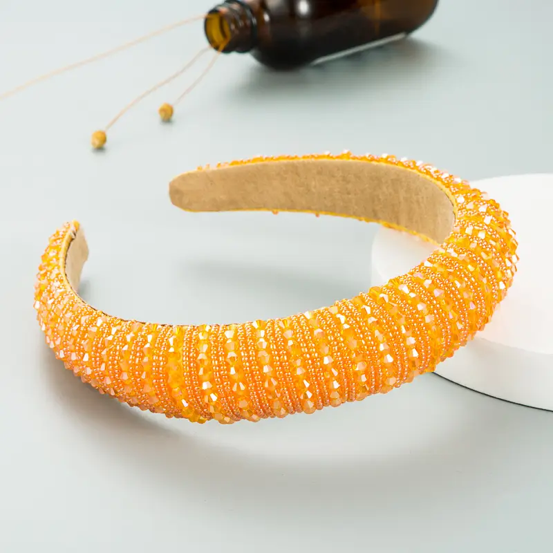 Pink Beaded European Headband for Women - Image 22