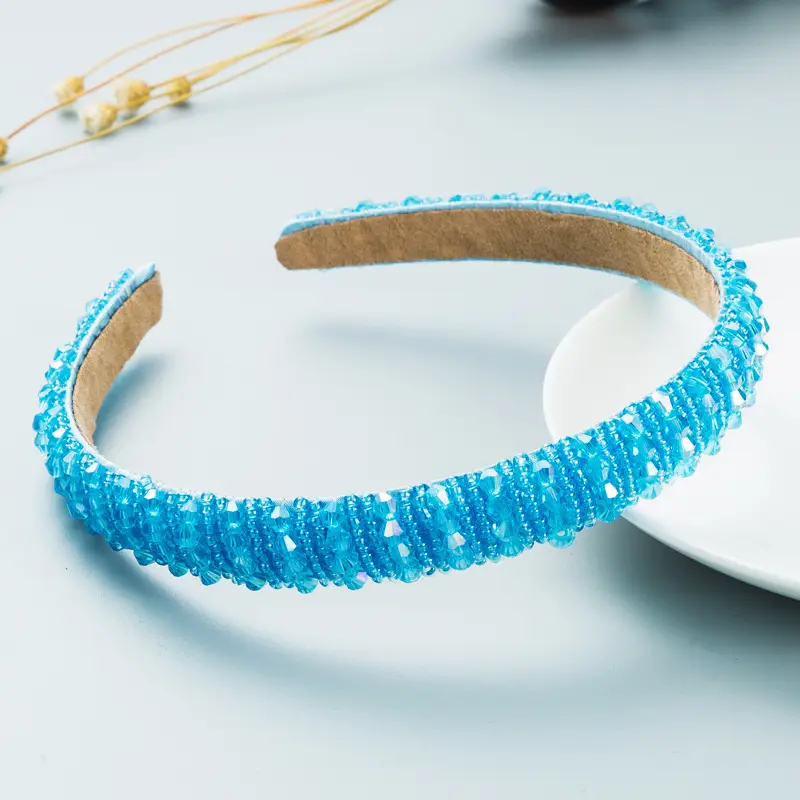 Pink Beaded European Headband for Women - Image 40