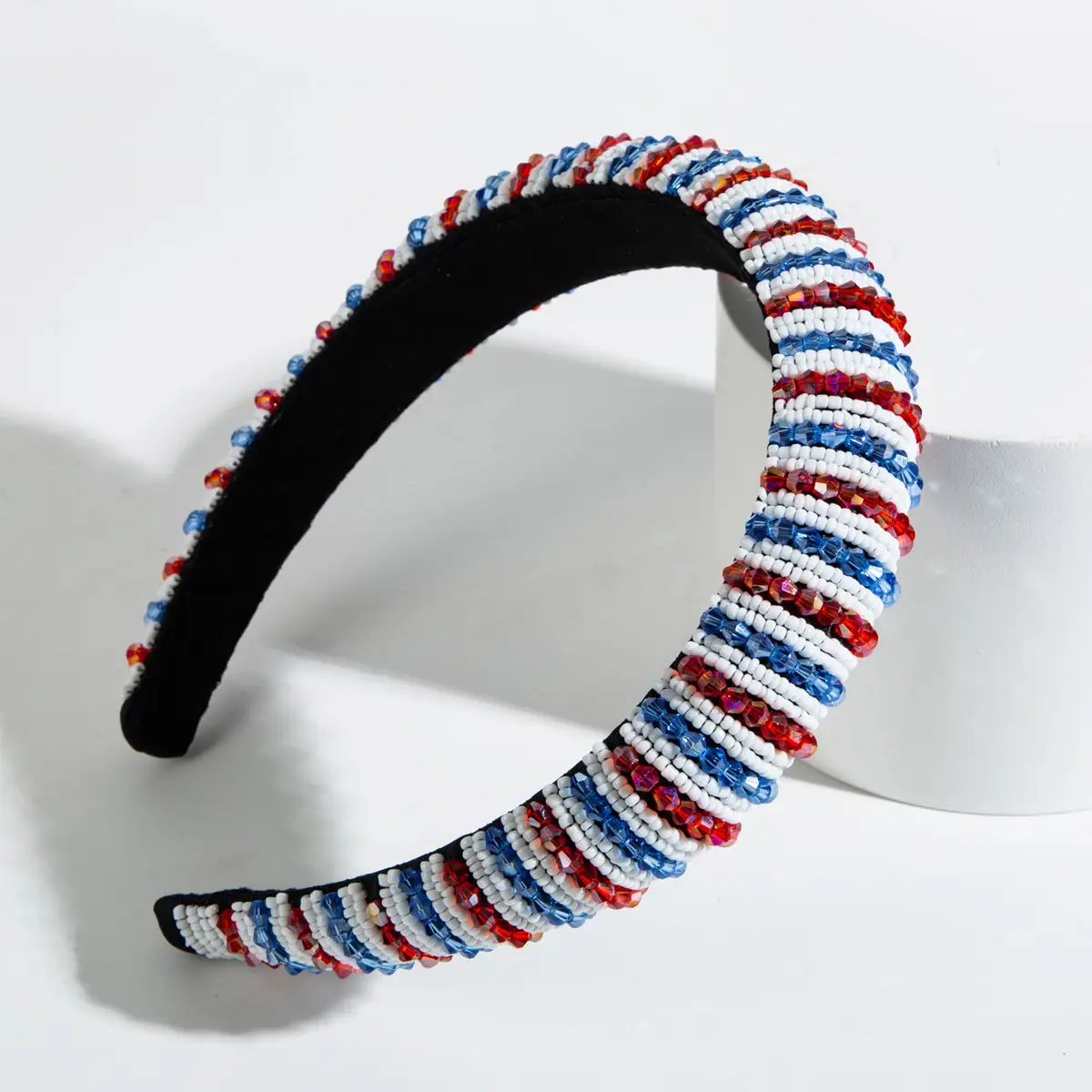 Pink Beaded European Headband for Women - Image 49