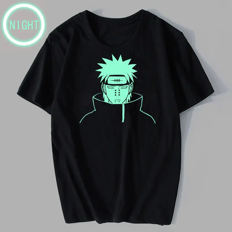 Naruto Sasuke T-Shirt Black Loose Summer - Image 13