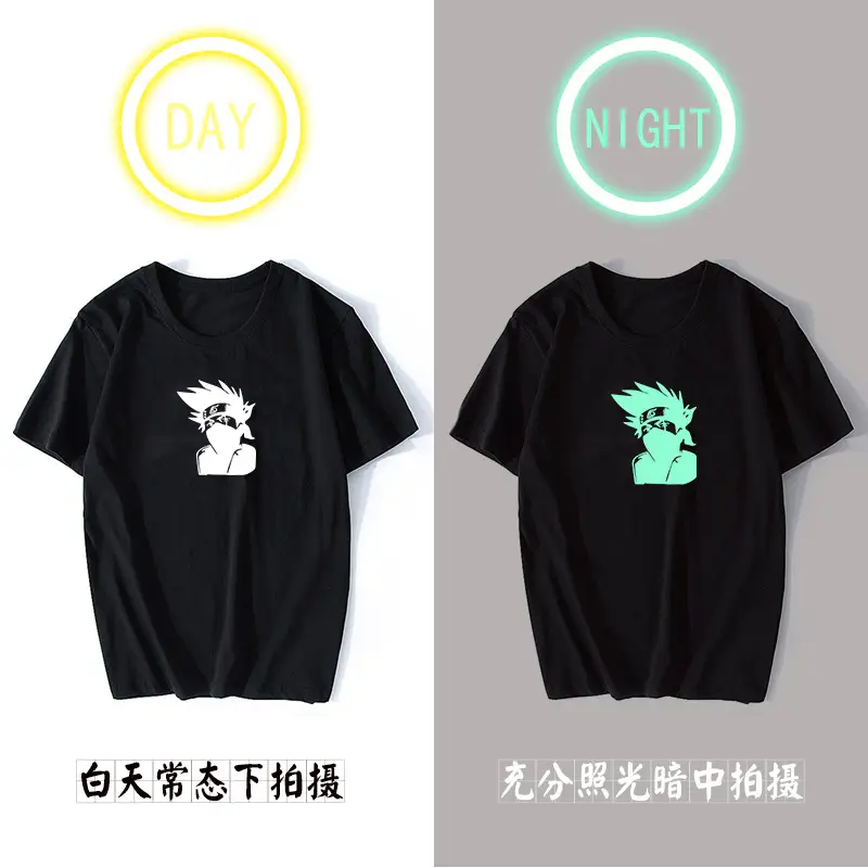 Naruto Sasuke T-Shirt Black Loose Summer - Image 9