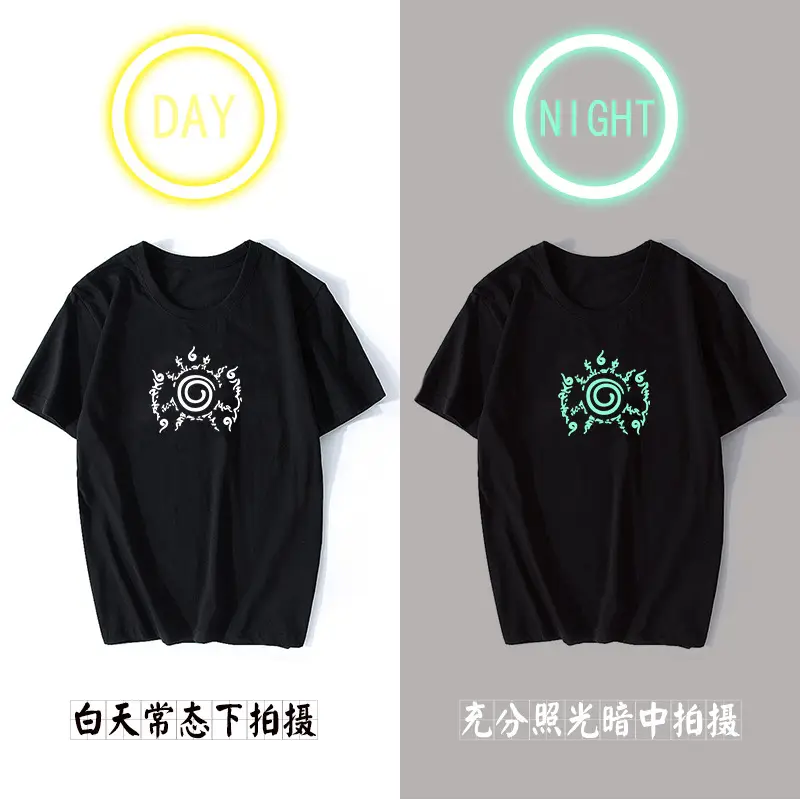 Naruto Sasuke T-Shirt Black Loose Summer - Image 10