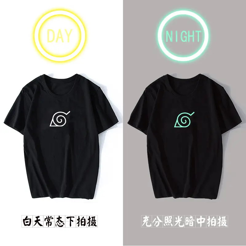 Naruto Sasuke T-Shirt Black Loose Summer - Image 12