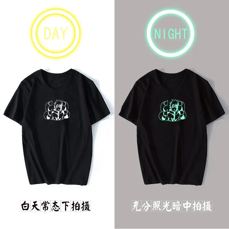 Naruto Sasuke T-Shirt Black Loose Summer - Image 3