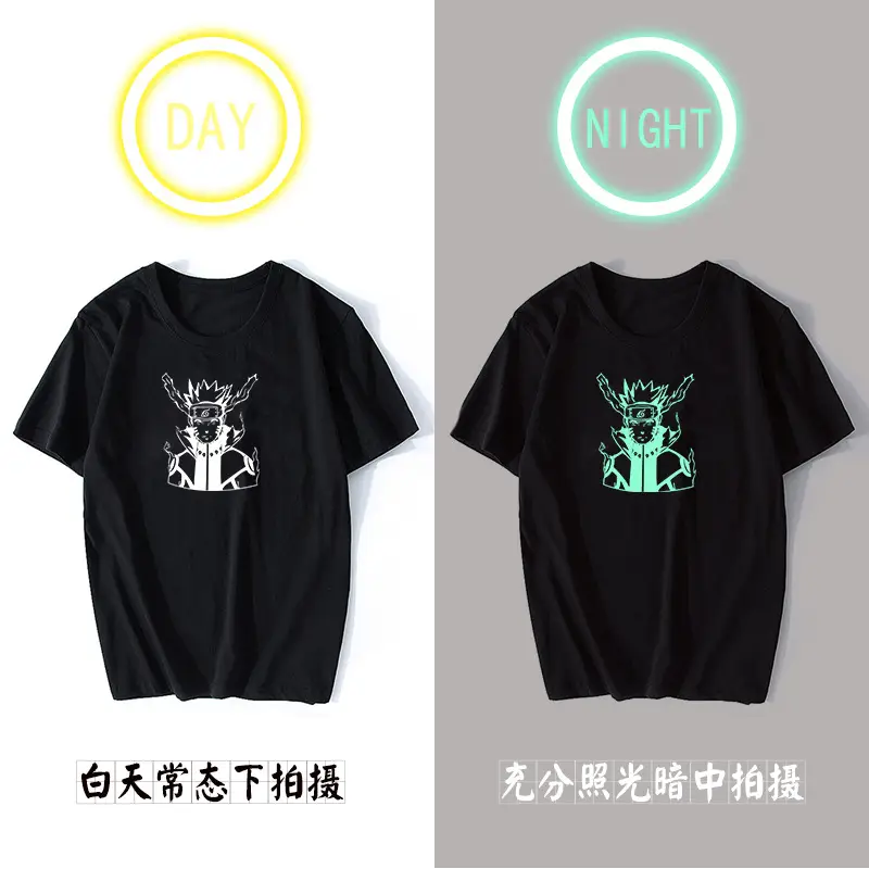 Naruto Sasuke T-Shirt Black Loose Summer - Image 6