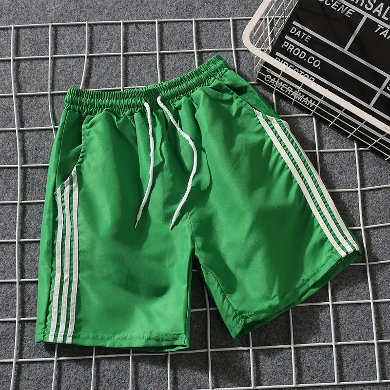 Men White Stripe Shorts 34 Threads Casual Athletic - Image 2