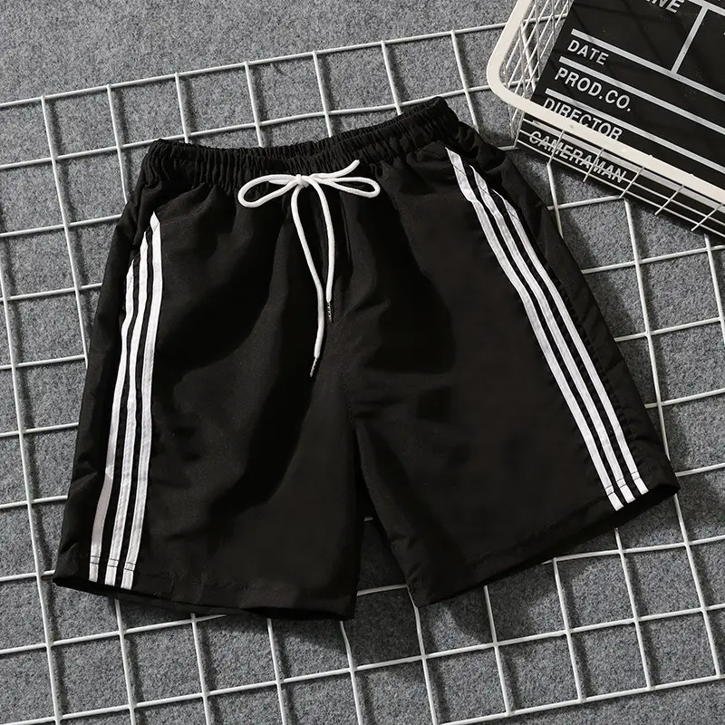 Men White Stripe Shorts 34 Threads Casual Athletic - Image 3