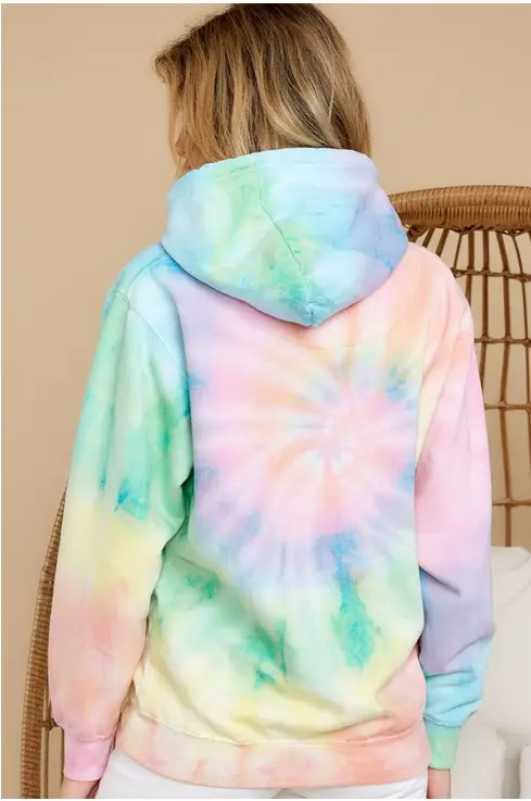 2020 Tie-Dye Hoodie Long Sleeve Summer Wear - Image 2
