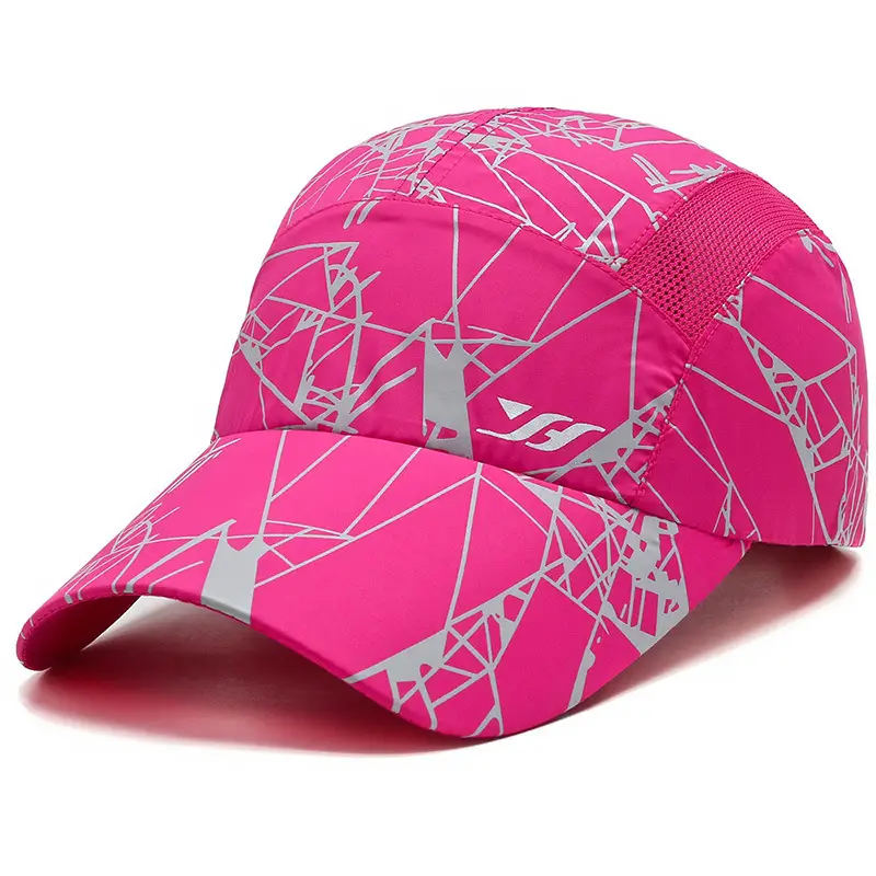 Men Geometric Graphic Baseball Cap Black Sunshade
