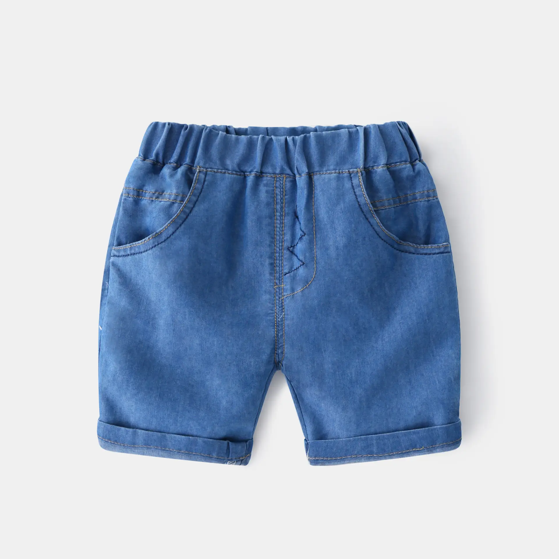 Boys Denim Shorts Blue Summer New Style - Image 2