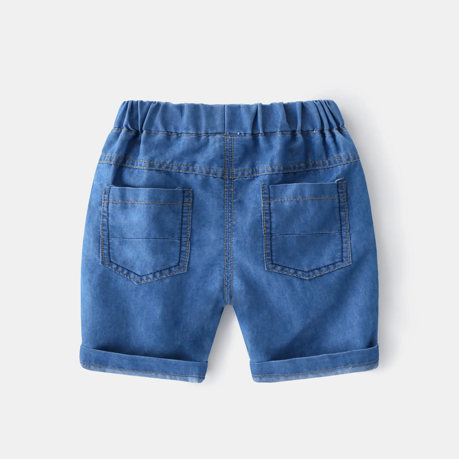 Boys Denim Shorts Blue Summer New Style - Image 4