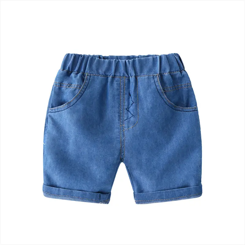 Boys Denim Shorts Blue Summer New Style - Image 5