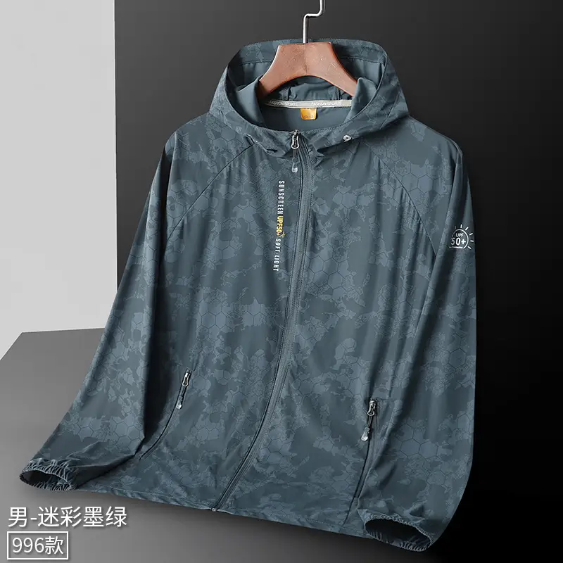 Men Women UV50+ Reflective Sun Protection Jacket White - Image 5