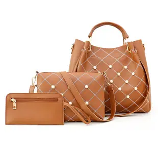 Pu 6-Piece Women's High-End Bag Set Blue Grey — feature 9